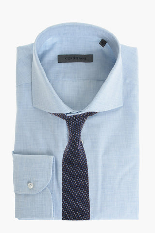 popeline spread collar shirt