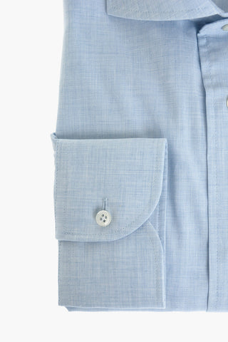 popeline spread collar shirt