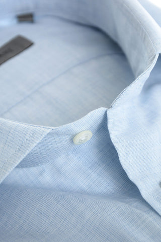 popeline spread collar shirt