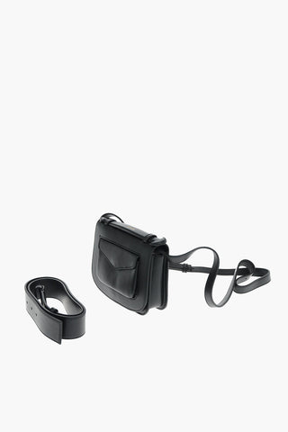 Leather AIMÉE BELTED Shoulder Bag with Belt