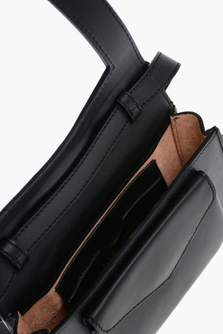 Leather AIMÉE BELTED Shoulder Bag with Belt