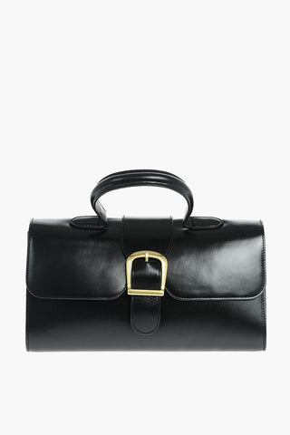 Borsa a Spalla LARGE SATCHEL in Pelle con Fibbia
