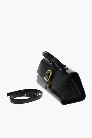 Borsa a Spalla LARGE SATCHEL in Pelle con Fibbia