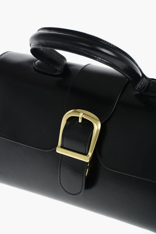 Borsa a Spalla LARGE SATCHEL in Pelle con Fibbia