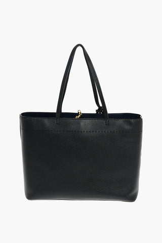 Tassel McGRAW Textured Leather Tote Bag