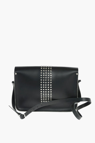 Studded Leather Crossbody Bag