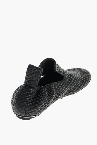Quilted Leather TRIANGLE Slippers
