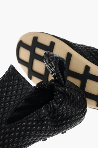 Quilted Leather TRIANGLE Slippers