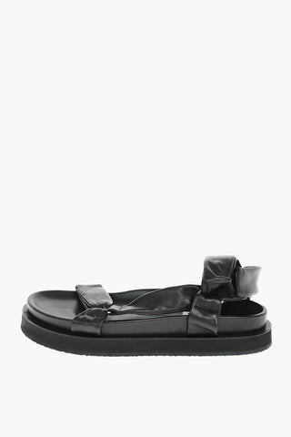Velcro Fastening KING Leather Sandals
