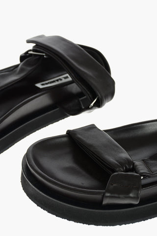 Velcro Fastening KING Leather Sandals