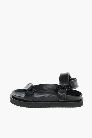 Velcro Fastening KING Leather Sandals