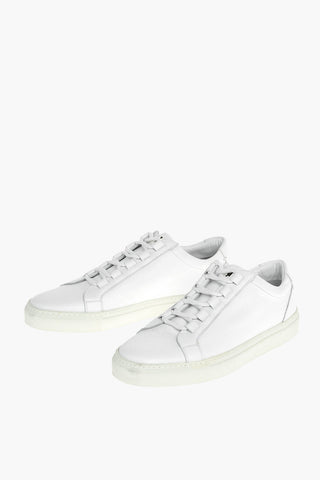 CC COLLECTION Leather Lace-up Sneakers