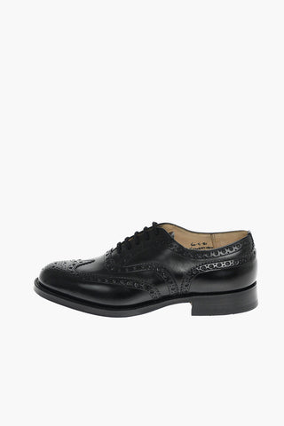 Leather BURWOOD Brogue Derby Shoes