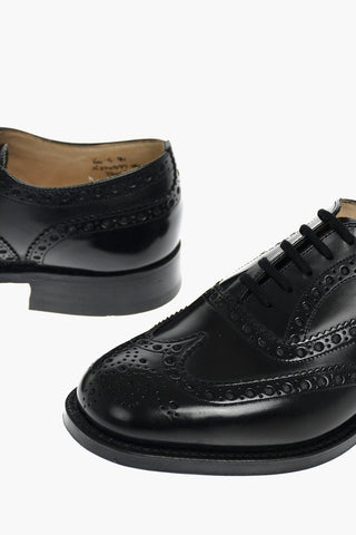 Leather BURWOOD Brogue Derby Shoes
