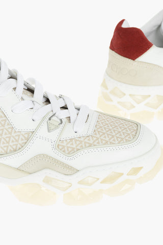 Injected Rubber Sole DIAMOND Leather and Suede Sneakers