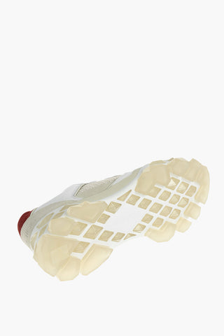 Injected Rubber Sole DIAMOND Leather and Suede Sneakers