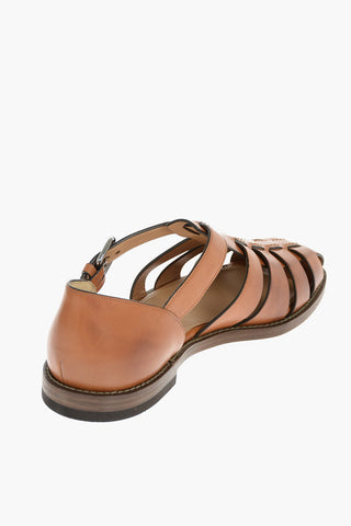 Rubber and Cuir Sole FISHERMAN Leather Sandals