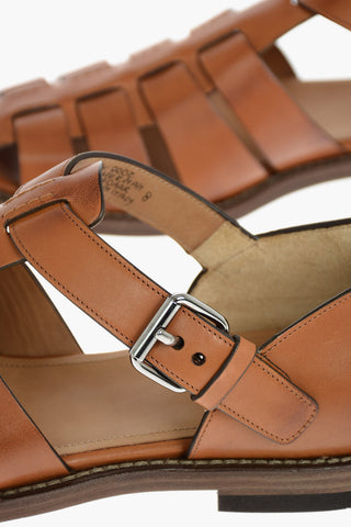 Rubber and Cuir Sole FISHERMAN Leather Sandals