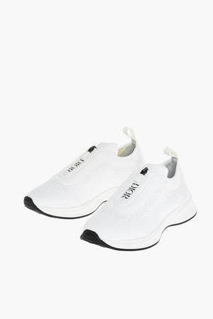 Front Zipped Stretch Fabric B25 Sneakers