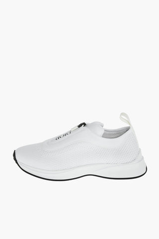 Front Zipped Stretch Fabric B25 Sneakers