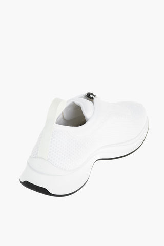 Front Zipped Stretch Fabric B25 Sneakers