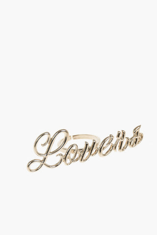 set 2 anelli in metallo con scritta Forever Lovers