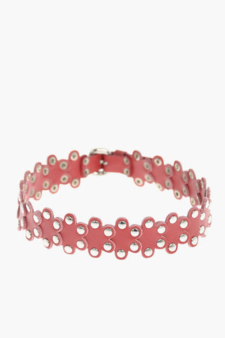 leather chocker with studs