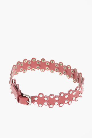 leather chocker with studs