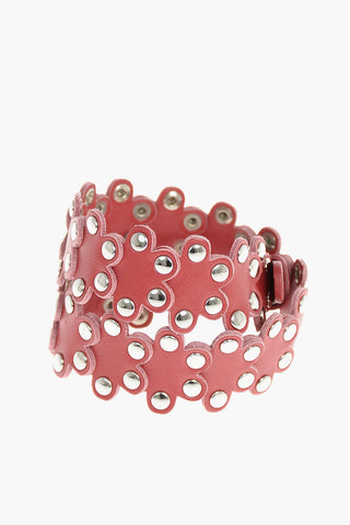 leather chocker with studs