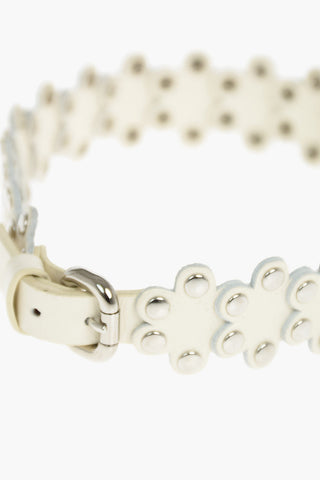 studded leather choker