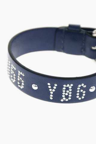 leather bracelet with studs