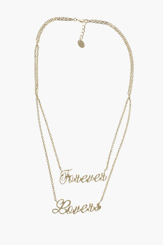 chain double necklace