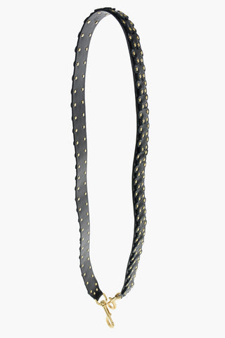 leather shoulder strap with studs