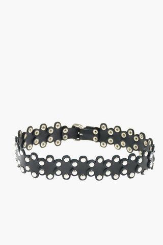 leather chocker with studs