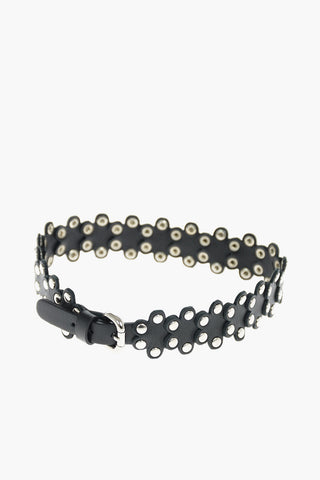 leather chocker with studs