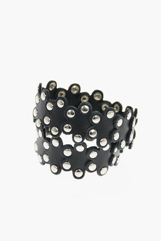 leather chocker with studs