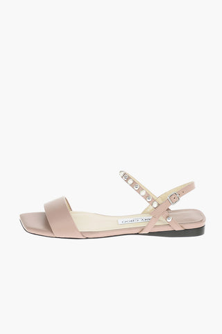 Bead Leather AADRA Flat Sandals