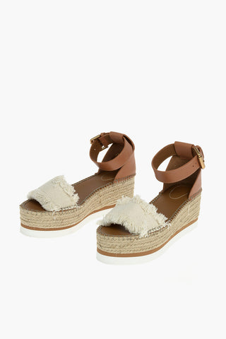 SEE BY Sandali Platform GLYN in Pelle e Canvas