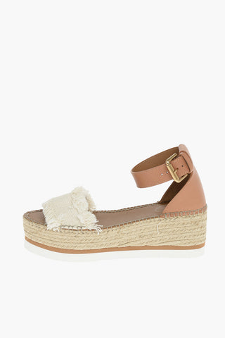SEE BY Sandali Platform GLYN in Pelle e Canvas