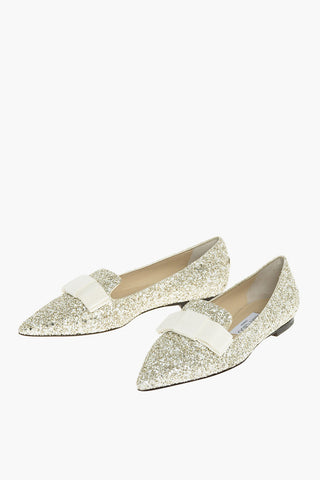 Point Toe GALA Glittery Ballet Flats