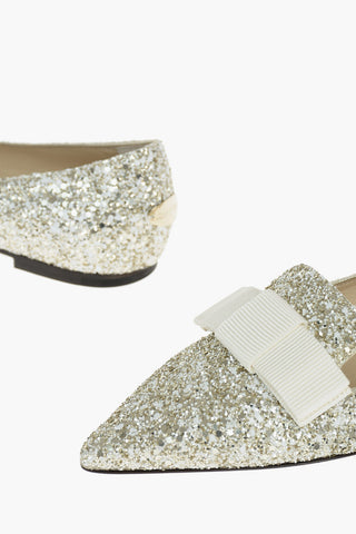 Point Toe GALA Glittery Ballet Flats