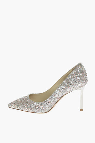 Pumps Glitterate ROMY con Tacco a Spillo 8cm