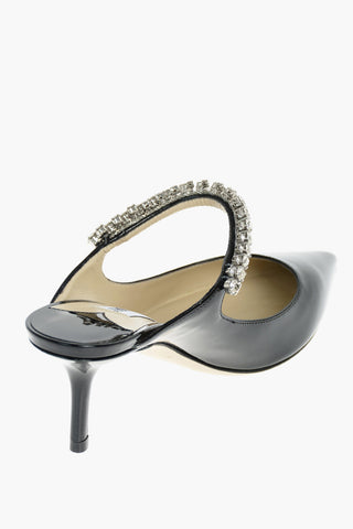 Mules BING in Vernice con Dettaglio Gioiello 6cm