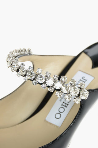 Mules BING in Vernice con Dettaglio Gioiello 6cm