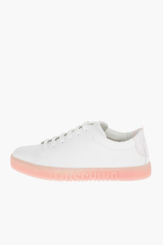 COUTURE! Logo Sole Leather Sneakers