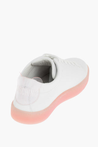 COUTURE! Logo Sole Leather Sneakers