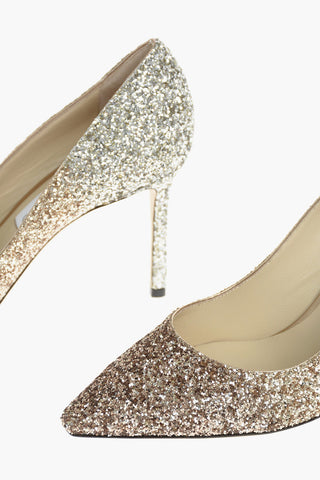 Pumps ROMY in Glitter Sfumato 9cm