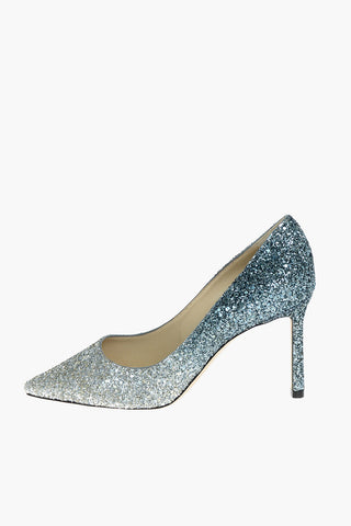 Stiletto Heel ROMY Shaded Glitter Pumps 8cm
