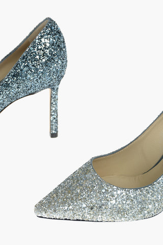 Stiletto Heel ROMY Shaded Glitter Pumps 8cm