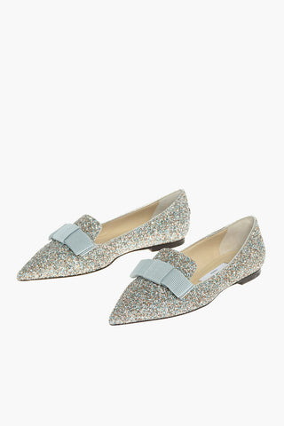 Point Toe GALA Glittery Ballet Flats
